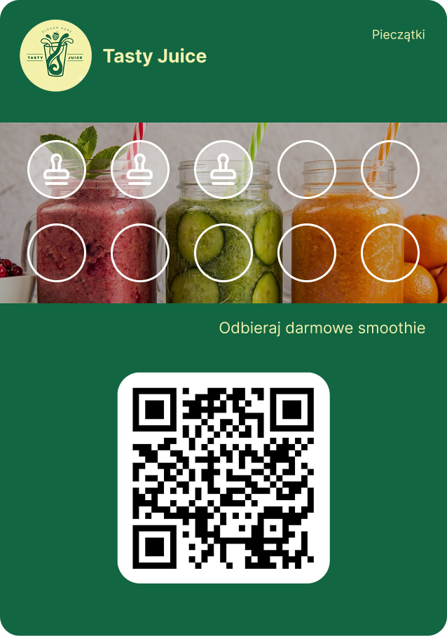 Stempelkarte: Tasty Juice